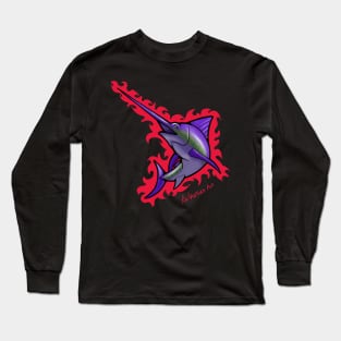 Marlin Rad Design Color Variant C Long Sleeve T-Shirt